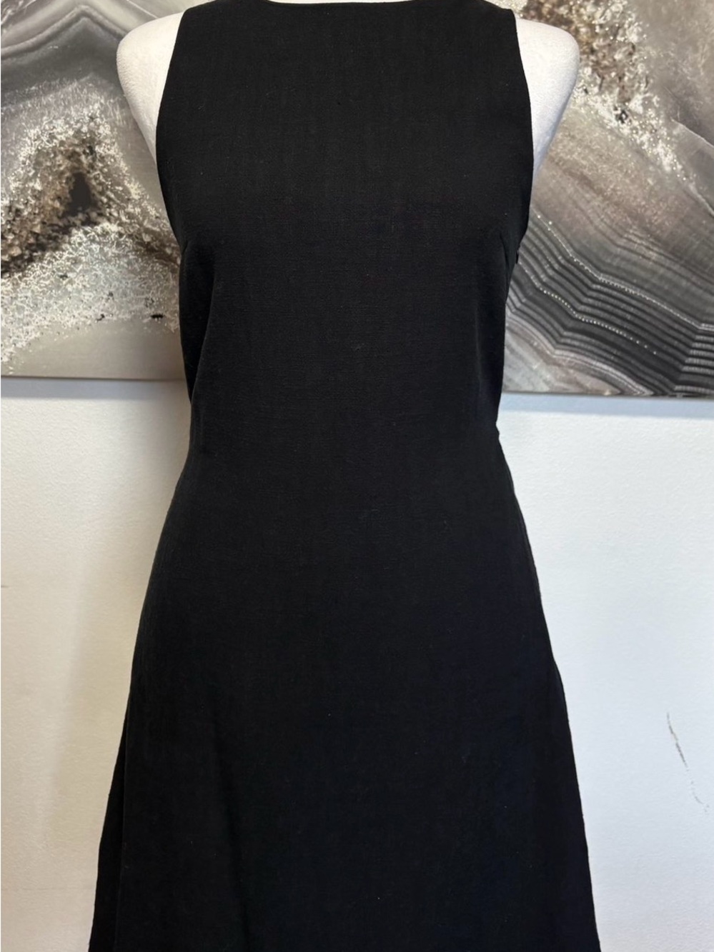 SHEIN Black Sleeveless Mini Dress